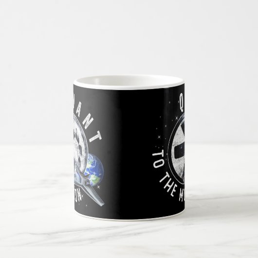 Astronaut Schaats Quant QNT Crypto Coin HODL Token Koffiemok (Center)