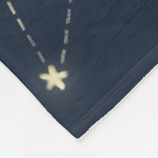 👨 🚀 Astronaut schattig Ruimtethema Aangepaste fo Fleece Deken (Hoek)