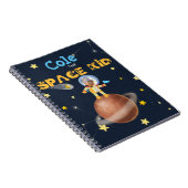 👨 🚀 Astronaut schattig Ruimtethema Aangepaste fo Notitieboek (Rechterzijde)