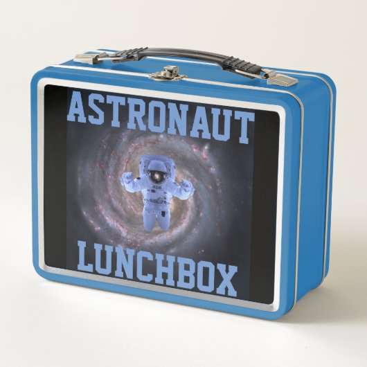 Astronaut Science Metalen Lunchbox (Voorkant)