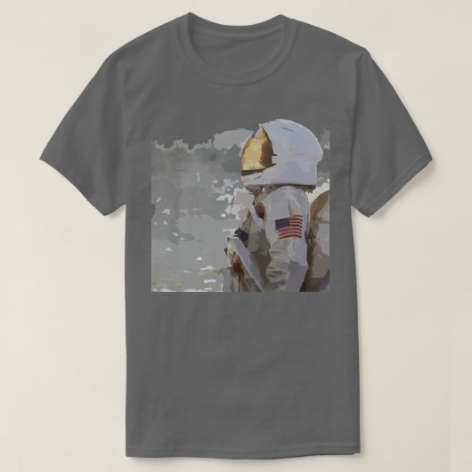 Astronaut Setting Sights High T-shirt (Design voorkant)
