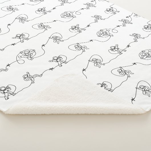 Astronaut Sherpa Blanket Sherpa Deken (3/4)