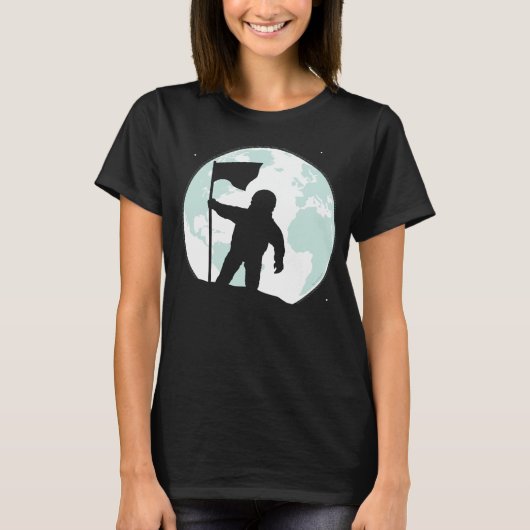 Astronaut Silhouette T-shirt (Voorkant)