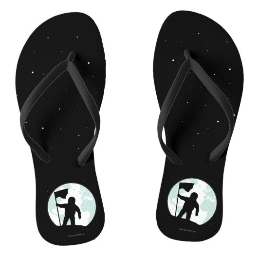 Astronaut Silhouette Teenslippers (Voetbed)