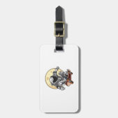 Astronaut Skate Bagagelabel (Voorkant verticaal)