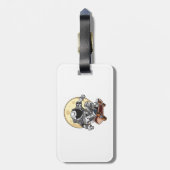 Astronaut Skate Bagagelabel (Achterkant verticaal)