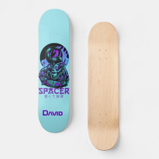 Astronaut Skater Skateboard (Voorkant)