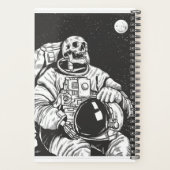 Astronaut Skeleton Spooky Skull Planner (Achterkant)