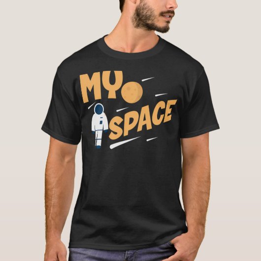 Astronaut Sky Moon T-shirt (Voorkant)