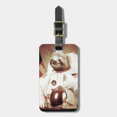 Astronaut Sloth Bagagelabel (Voorkant verticaal)