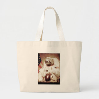 Astronaut Sloth Grote Tote Bag