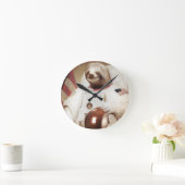 astronaut sloth ronde klok (Huis)