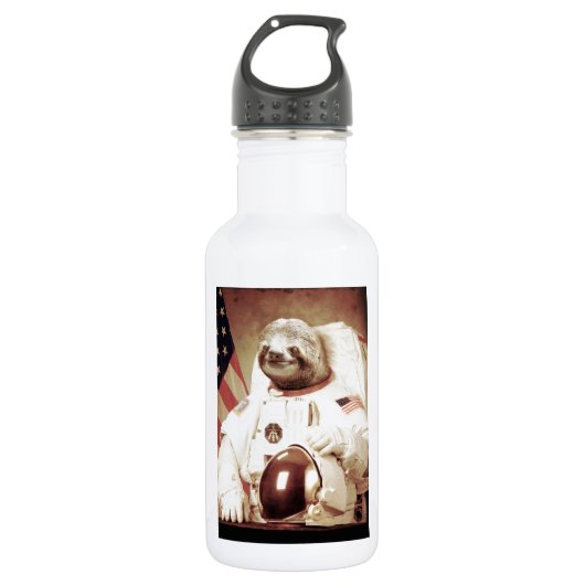 Astronaut Sloth Waterfles (Voorkant)