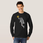 Astronaut Space B Bitcoin Crypto 1 T-shirt (Voorkant volledig)