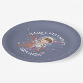 Astronaut Space Birthday Paper Bord (Gekanteld)