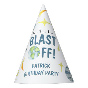 Astronaut Space Birthday Party Feesthoedjes