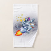 Astronaut Space Boy's Custom Bad Handdoek (Handdoek)