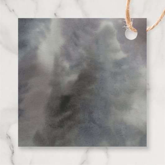 Astronaut Space Dank u Label (Achterkant)