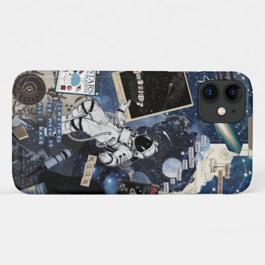 Astronaut Space iPhone 11 Coque - Design unique (Dos (Horizontal))