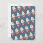 Astronaut Space Mobile Baby shower Kaart (Achterkant)