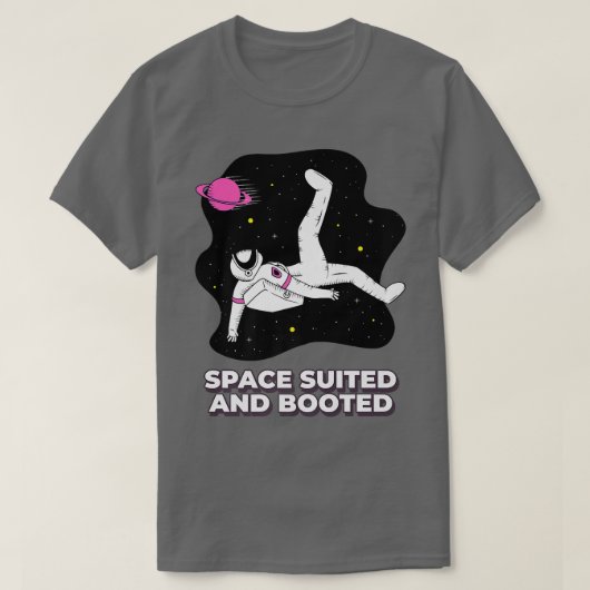 Astronaut Space Suit, Space Walker, Geschikt en Bo T-shirt (Design voorkant)