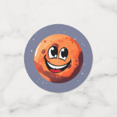 Astronaut Space Verjaardag Confetti (Kleine voorkant)