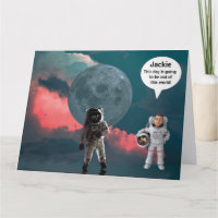 Astronaut Space Verjaardag Kaart