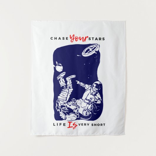 Astronaut Space Wandkleed (Voorkant)