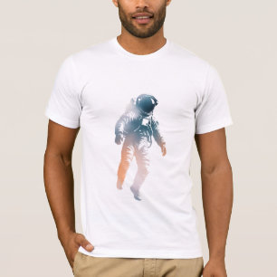 Astronaut Spaceman Discovery Challenge Silhouette T-shirt