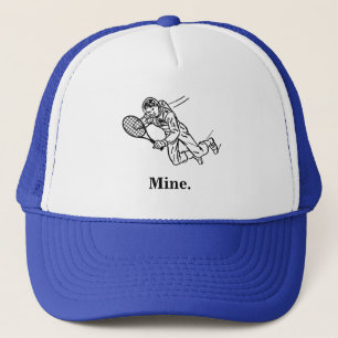 Astronaut Spaceman met Tennis Racket Trucker Pet