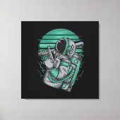 Astronaut Status Stretted Canvas Print (Voorkant)