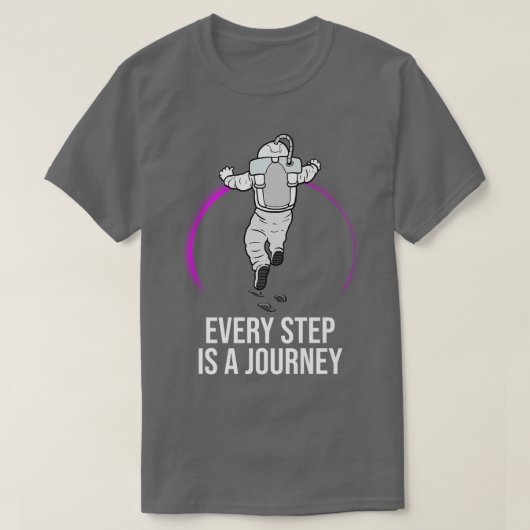 Astronaut Step Reis T-shirt (Design voorkant)