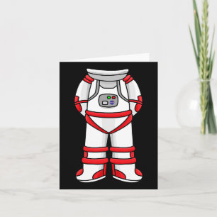 Astronaut Suit Head Cool Space Rocketman Halloween Kaart