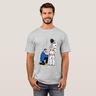 Astronaut Suit Tailor Minimalist Unisex T-shirt