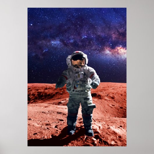 Astronaut sur Mars - Poster (Devant)