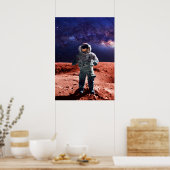 Astronaut sur Mars - Poster (Cuisine)