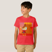 astronaut t-shirt fire (Voorkant volledig)