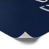 Astronaut Teddy Bear Little Explorer Space Kids Poster (Hoek)