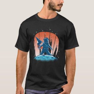 Astronaut Texan Flag Proud Texas Moon Landing Texa T-shirt