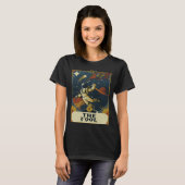 Astronaut The Fool Astronomy Tarot Card Read Witch T-shirt (Voorkant volledig)