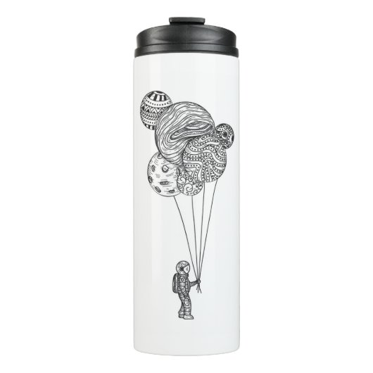astronaut thermosbeker (Voorkant)