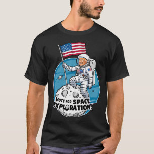 Astronaut Trump stemt voor ruimtevaart T-shirt