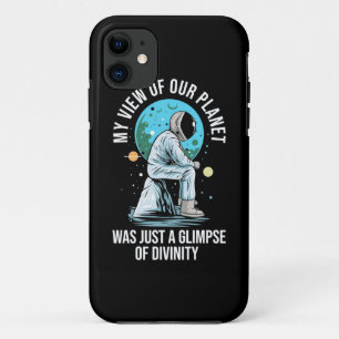 Astronaut Uitzicht van onze planeet iPhone 11 Hoesje