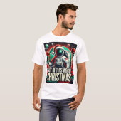 Astronaut vakantie T-shirt (Voorkant volledig)