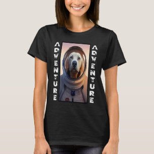 Astronaut van labrador Retriever in de ruimte Kutd T-shirt
