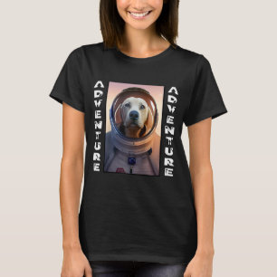 Astronaut van labrador Retriever in de ruimte Kutd T-shirt