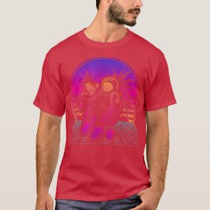Astronaut Vaporwave 80s Style T-shirt Vintage