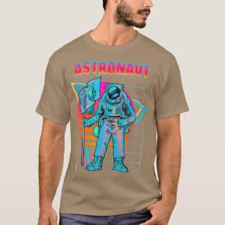 Astronaut Vaporwave Aesthetische 80s T-Shirt