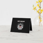 ASTRONAUT Verjaardag Kaart (Gele Bloem)