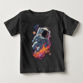Astronaut Verloren in Galaxy Achtergrond (Voorkant)